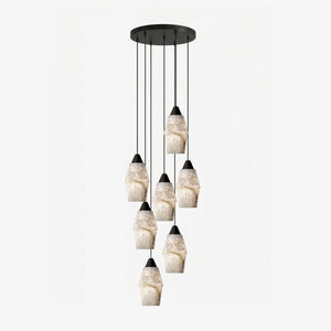 Pavilion Alabaster Cluster Chandelier