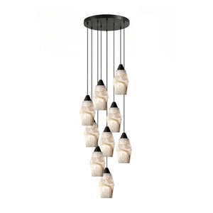 Pavilion Alabaster Cluster Chandelier