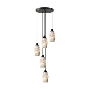 Pavilion Alabaster Cluster Chandelier