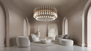 Pearl Curtain Customize Chandelier