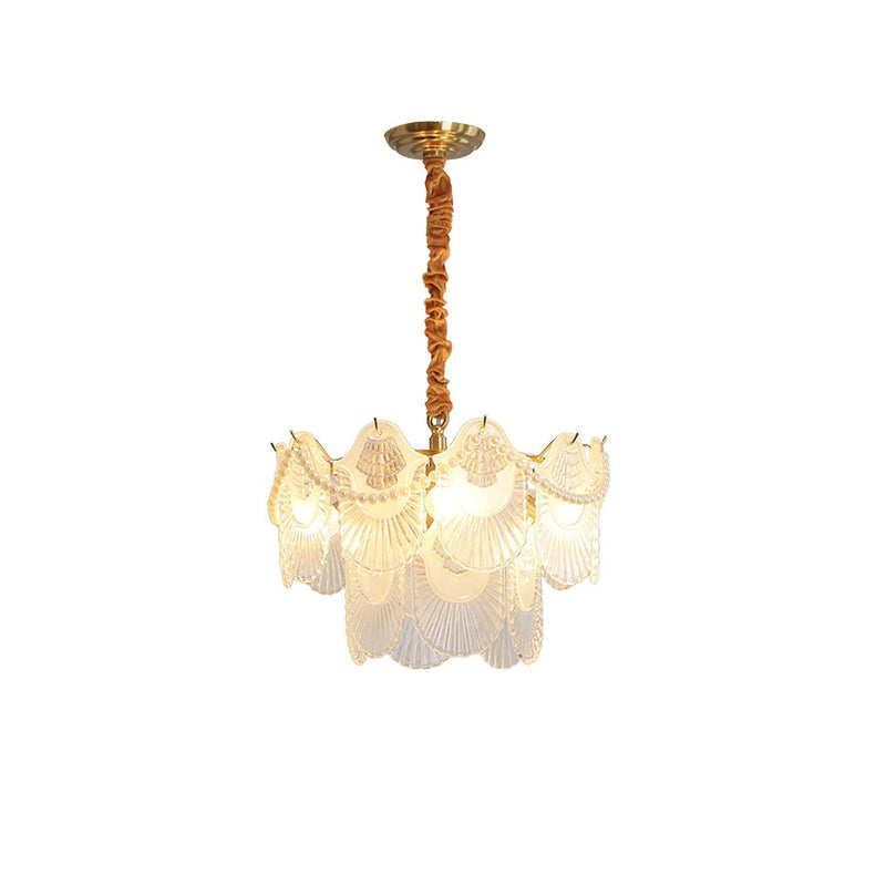 Pearl Glass Shell Chandelier – detail 22