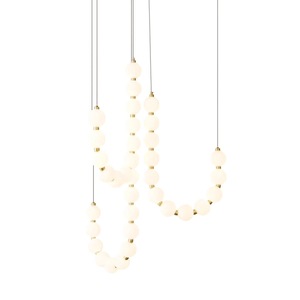 Acrylic Pearl Necklace Chandelier