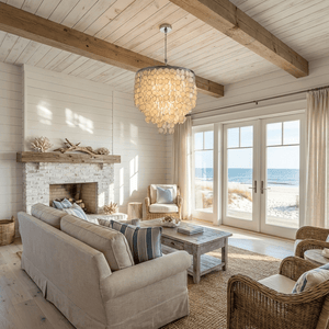 Pearl Shell Chandelier