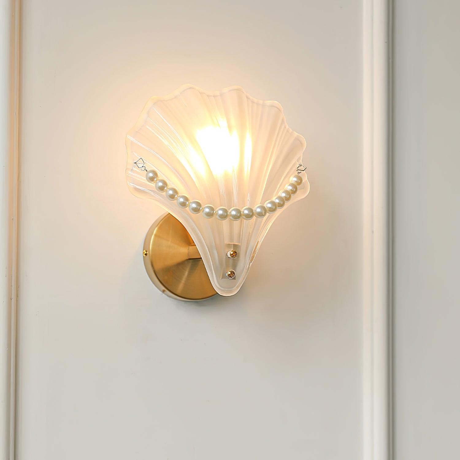 Pearl Shell Wall Lamp 9″ - 7.8″ - Docos