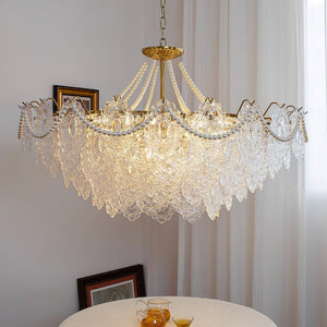 Pearls Glass Chandelier