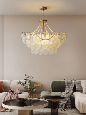 Pearls Glass Chandelier