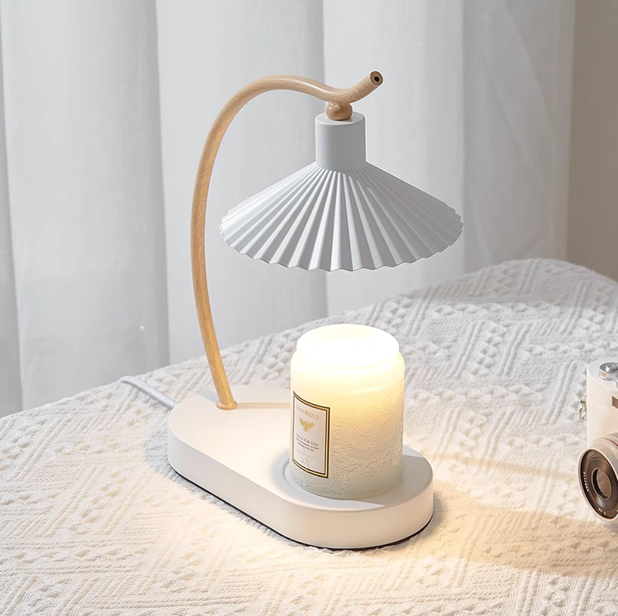 Perla Pleated Table Lamp 9.8″- 12.2″ - Docos