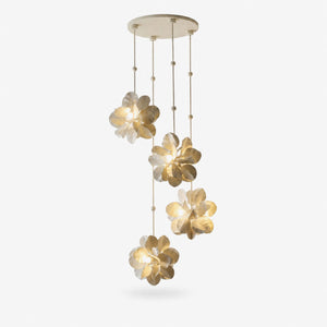 Petal Cascade Multi-Light Chandelier