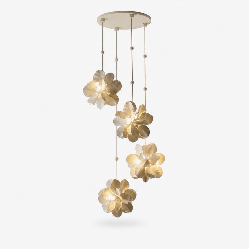 Petal Cascade Multi-Light Chandelier – detail 6