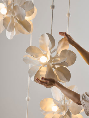 Petal Cascade Multi-Light Chandelier