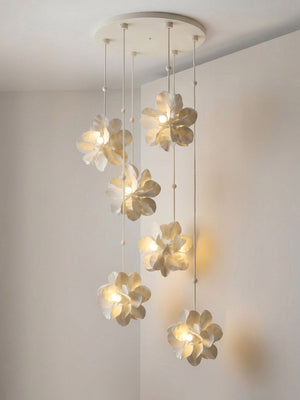 Petal Cascade Multi-Light Chandelier