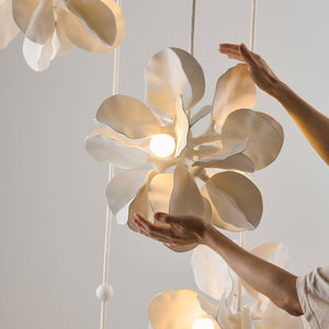 Petal Cascade Multi-Light Chandelier