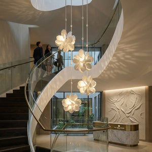 Petal Cascade Multi-Light Chandelier