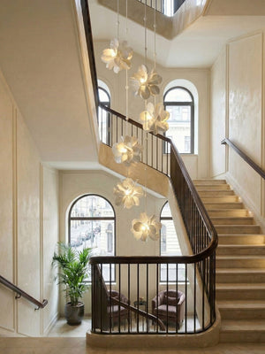 Petal Cascade Multi-Light Chandelier