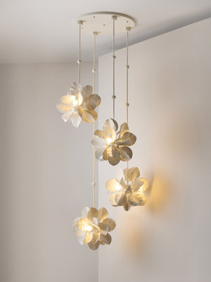 Petal Cascade Multi-Light Chandelier