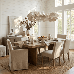 Petal Grove Plaster Chandelier