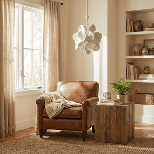 Petal Grove Plaster Chandelier