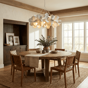 Petal Grove Plaster Chandelier