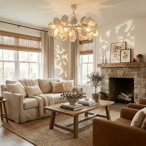 Petal Grove Plaster Chandelier