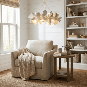 Petal Grove Plaster Chandelier