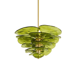 Petals Gold Murano Chandelier