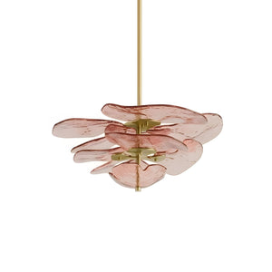 Petals Gold Murano Chandelier