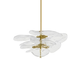 Petals Gold Murano Chandelier