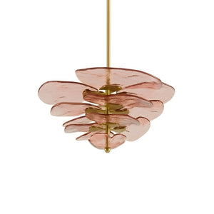 Petals Gold Murano Chandelier