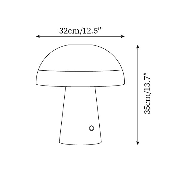 Pico Mushroom Table Lamp