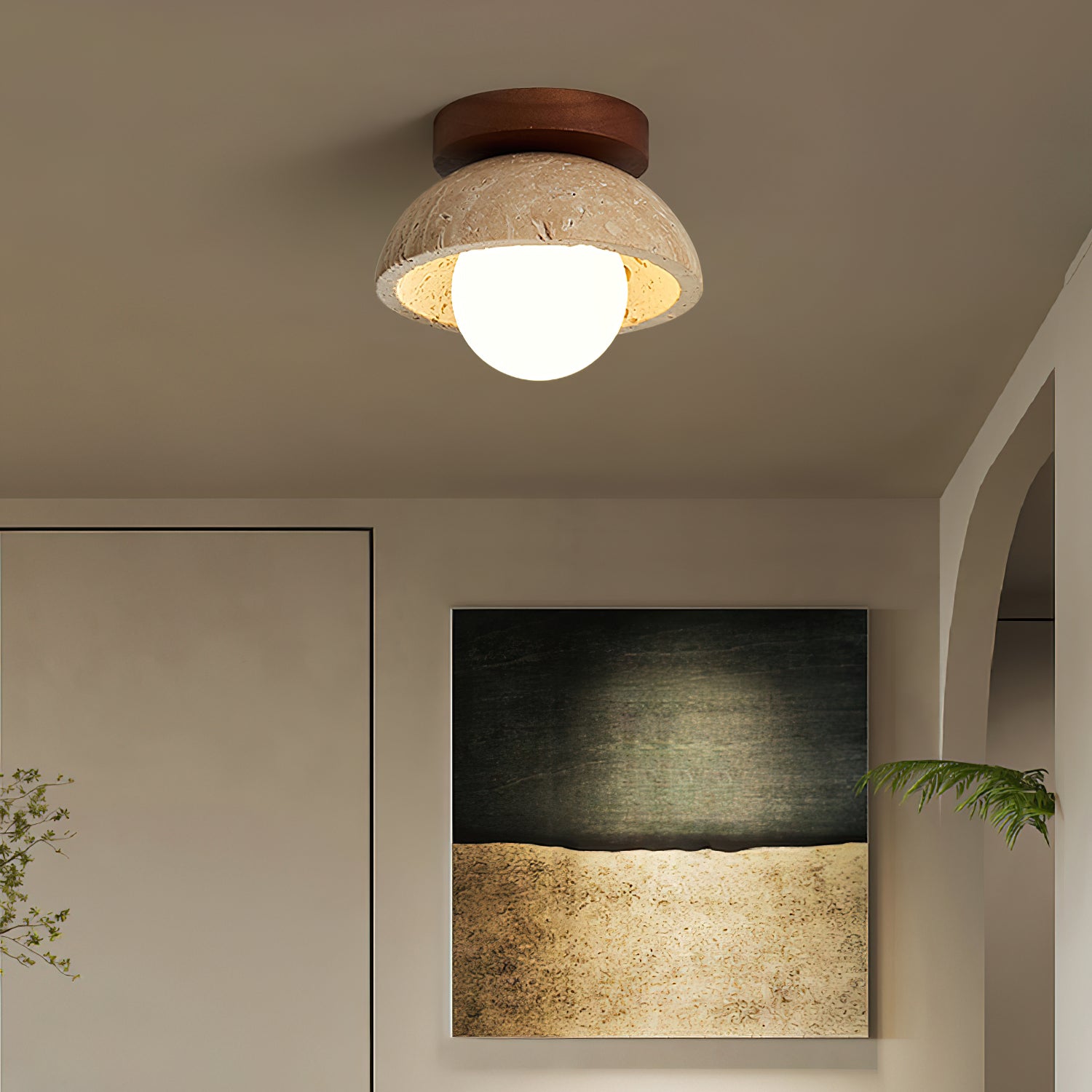 Piedra Ceiling Light