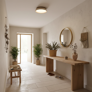 Piedra Travertine Ceiling Light