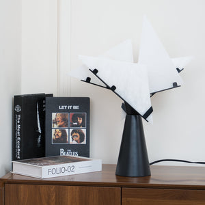 Alabaster Petal Table Lamp