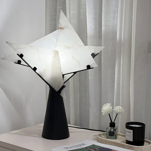 Alabaster Petal Table Lamp