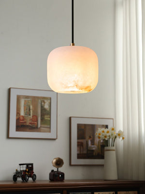 Pillow Alabaster Cluster Chandelier
