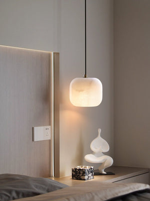 Pillow Alabaster Cluster Chandelier