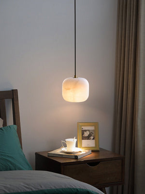 Pillow Alabaster Cluster Chandelier