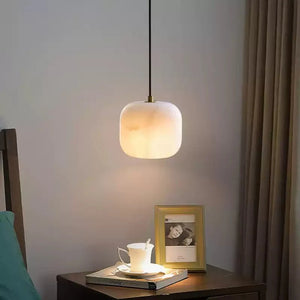 Pillow Alabaster Cluster Chandelier