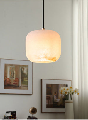 Pillow Alabaster Cluster Chandelier