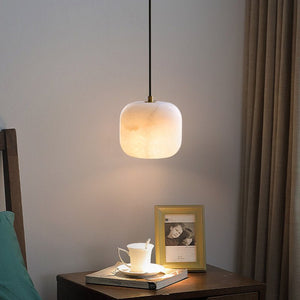 Pillow Alabaster Cluster Chandelier