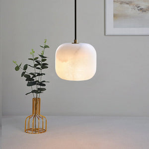 Pillow Alabaster Cluster Chandelier