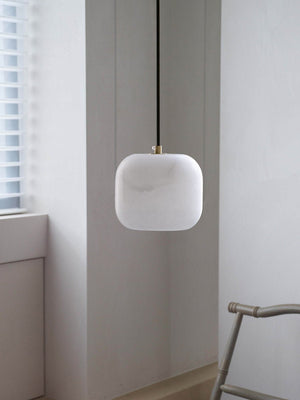 Pillow Alabaster Cluster Chandelier
