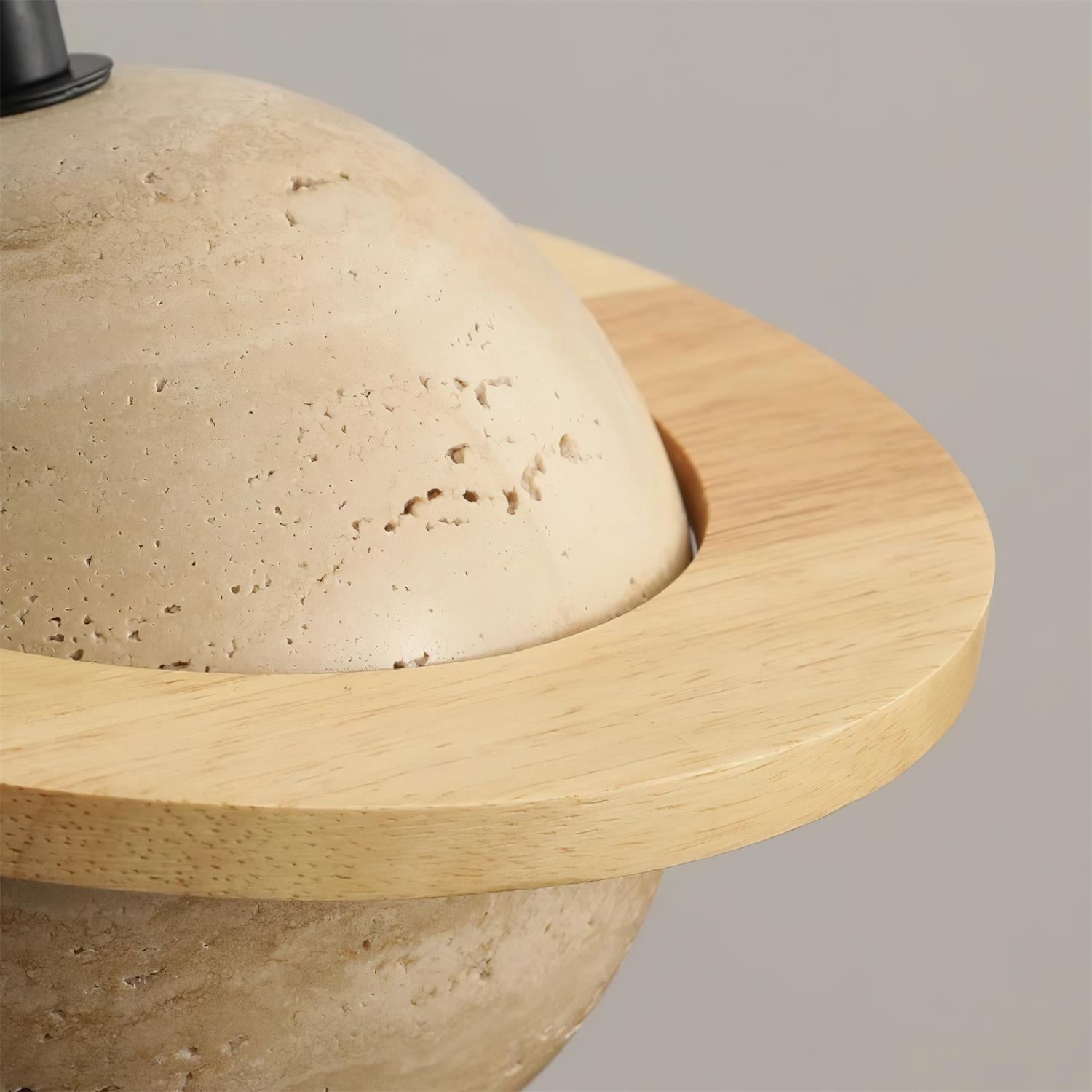 Planet Travertine Pendant Light