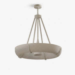 Plaster Drum Chandelier