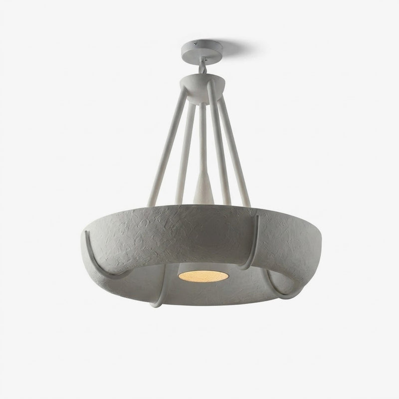 Plaster Drum Chandelier – detail 5