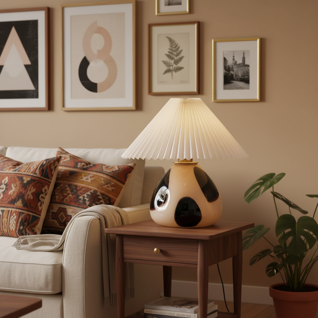 Pleated Cavolo Table Lamp