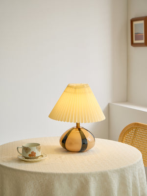 Plissee Cavolo Tischlampe