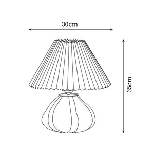 Pleated Cavolo Table Lamp