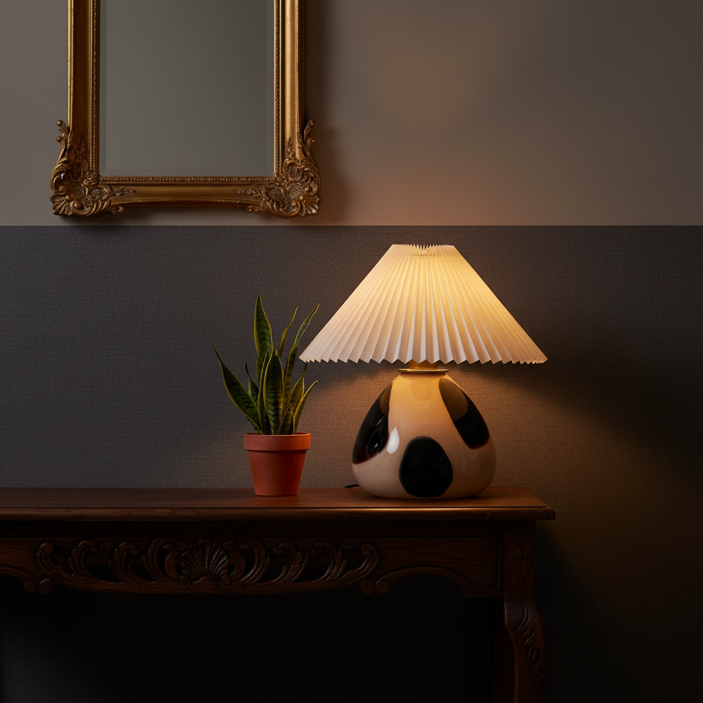 Pleated Cavolo Table Lamp