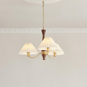 Pleated Chandelier