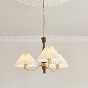 Pleated Chandelier